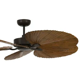 LUCCI Bali 132 Deckenventilator Braun