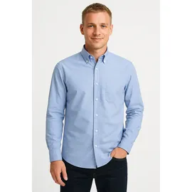 JACK & JONES Langarmhemd JJOXFORD DETAIL SHIRT LS 2 PACK MP (Packung, 2-tlg) blau S