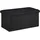 Relaxdays Sitzbank Truhenbank Schwarz 76 x 38 x 38,5 cm