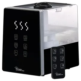 Newgen Medicals Aroma-Luftbefeuchter, Ionisator, Timer, warmer & kalter Nebel, 6 Liter