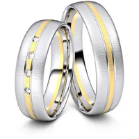 Trauringe Bielefeld 750er Weifl-/Gelbgold - 4427