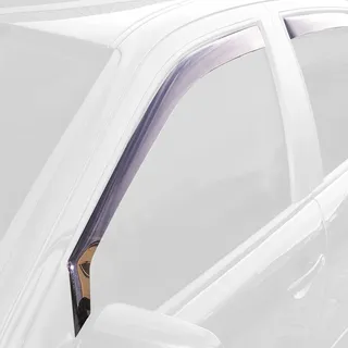 ClimAir Windabweiser Schwarz kompatibel mit Audi A4 B9 Limousine/Avant 2015-