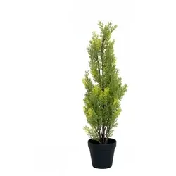 EUROPALMS Zypresse, Leyland, Kunstpflanze, 60cm