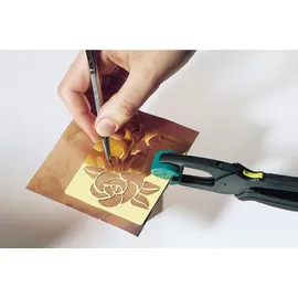 WOLFCRAFT Ratschenzwinge MINI 3453000 I Für das Arbeiten mit dosierbarer Spannkraft – ideal für Haushalt und Bastelprojekte