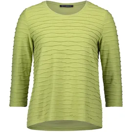 Betty Barclay Basic, Shirt mit Wellenstruktur in fresh moss, | Gr.: 46