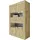 Home Affaire Vitrine Basic 102 x 43 x 162 cm Braun/Beige