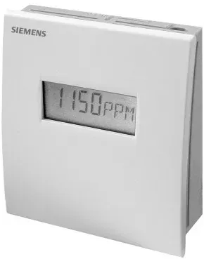 Siemens BPZ:QPA2062D Raum-Luftqualitätsfühler CO2+Temperatur+rel. Luftfeuchtigkeit mit Display BPZQPA2062D