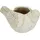 I.GE.A. Zement-Pflanztopf Vogel 22 x 11 cm Beige