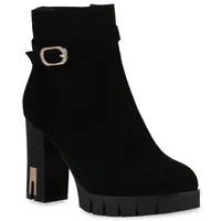VAN HILL Klassische Stiefeletten Isabella in Schwarz 36