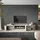 SKRAUT HOME Lowboard 315x50 cm Beige Holzwerkstoff
