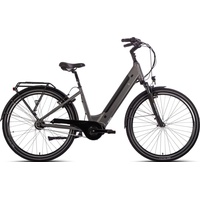 Saxonette E-Bike »Optimum Plus«, 7 Gang, Mittelmotor 250 W, 21966609-50 silberfarben 28 Zoll (71,12 cm)