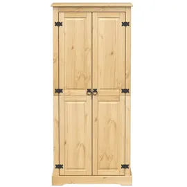 vidaXL Kleiderschrank Corona 76x50x170 cm Massivholz Kiefer