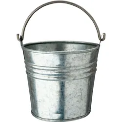 Bar Professional Eimer 10 cm Silber Blech