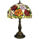 Tischlampen Im Tiffany-Stil, Rot, Gelb, Rose, Buntglas, Schreibtischlampen, Kunsthandwerk, Kunst, Heimdekoration, Europäische Kreative Beleuchtung