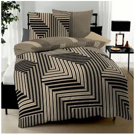 KAEPPEL Escape Grafisch Gelb 155 x 220 cm + 80 x 80 cm