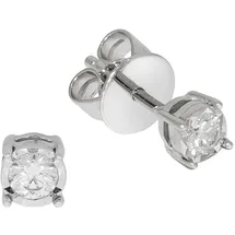 Diamonds by Ellen K. Ohrstecker 585/- Weißgold Brillant 0,20ct. weiß