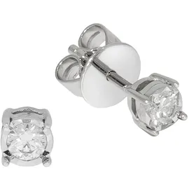 Diamonds by Ellen K. Ohrstecker 585/- Weißgold Brillant 0,20ct. weiß