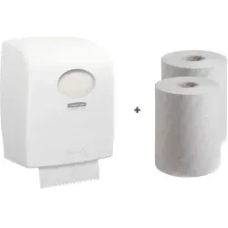Kimberly-Clark Aktionsset "Effizienz", weiß Spendersystem 7955+6695 , Aktionsset zum Sonderpreis