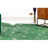 Fellteppich CALO-DELUXE "Toro 250" Gr. 42, grün (goldfarben, grün), B:120cm H:12mm L:190cm, Kuhfell, Teppiche, Fellteppich, echtes Rinderfell, Wohnzimmer