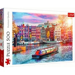 TREFL 37428 Puzzle 500 - Amsterdam,. Niederlande