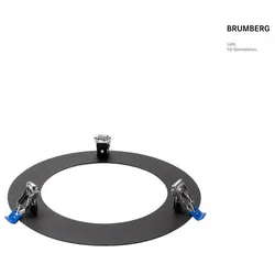 Brumberg Reduzierring zu Einbaudownlight APOLLO MIDI, 23x23 cm, Stärke 0,15 cm, mit 3 Befestigungsfedern, silber BRUM-81145160