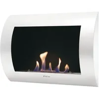 Ethanol-Kamin mit gebogener Stahlfrontplatte