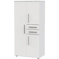 Demeyere Kleiderschrank Versatil 90 x 190 cm Spanplatte matt weiß