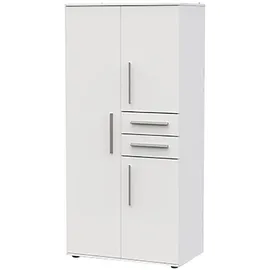 Demeyere Kleiderschrank Versatil 90 x 190 cm Spanplatte matt weiß