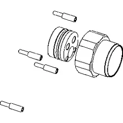 Hansa Verlängerung 59913590 20 mm, Abgang nach vorne