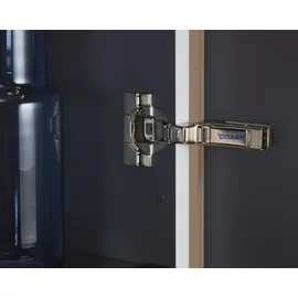 Duravit L-Cube Halbhochschrank 25 x 60 x 20 cm Nussbaum Dunkel