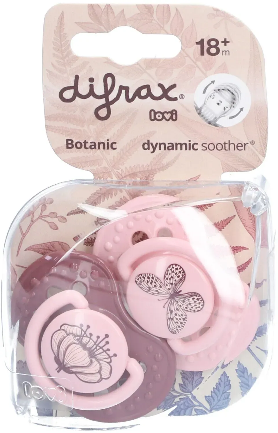 Difrax Sucette Dynamisch Botanisch 18m+