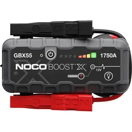 Noco Boost X GBX55 1750A 12V UltraSafe Starthilfe Powerbank, Auto Batterie Booster, Tragbare USB Ladegerät, Starthilfekabel und Überbrückungskabel für bis zu 7,5-L Benzin und 5,0-L Dieselmotoren