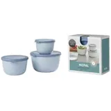 Mepal Cirqula 3tlg. Kunststoff Blau M (Medium)