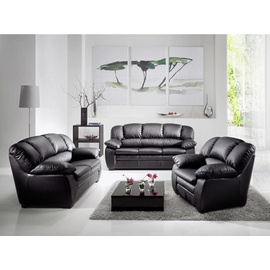 Mivano Mid.you 3-Sitzer-Sofa, Schwarz