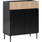 Beliani Modernes 2-türiges Sideboard  Helles Holz