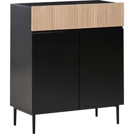 Beliani Modernes 2-türiges Sideboard  Helles Holz
