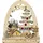 HGD LED-Lichterbogen mit 12 LED und 4 Glaskugeln 30 x 9,5 x 33 cm