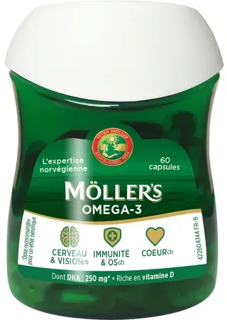 Moller's Omega-3 Doppel 60 Kapseln