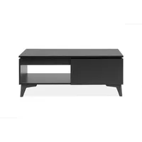 Finori GmbH Couchtisch, Schwarz, 100x40x55 cm, Wohnzimmer, Wohnzimmertische, Couchtische