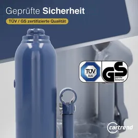 CARTREND Wagenheber Metall 185-360 mm blau
