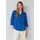 s.Oliver Leinenmix-Bluse mit 3/4-Ärmeln und Turn-up - blau - 46