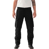 Rokker Black Jack Cargo, Textilhose unisex - Schwarz - W38/L32