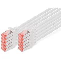 Digitus CAT 6 S/FTP Patchkabel, 10 Stück