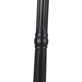 QAZQA Außenlaterne Aluminium 220 cm 2-flammig IP44 inkl. E27 schwarz