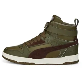 Puma RBD Game WTR Deep Olive-Dark Chocolate-Puma Team gold 40.5