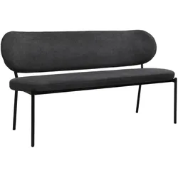 byLIVING Bank JERSEY, Breite 160 cm, dunkelgrau