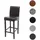 Mendler Barhocker HWC-C33 Holz 2er Set Braun