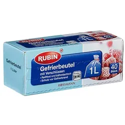 40 RUBIN Gefrierbeutel 1,0 l