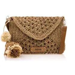 MTNG für Damen. DARI Dari braune Clutch-Tasche (OSFA), Lässig, Synthetisch
