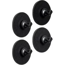 silwy Magnet-Pins inkl. Metall-Nano-Gel-Pads, schwarz